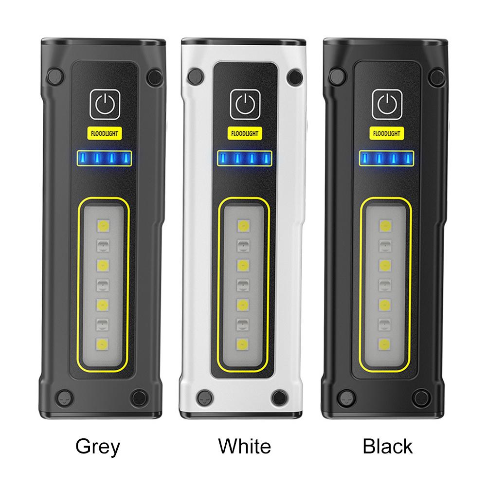 Multipurpose Rechargeable Emergency Flashlight 7 Gear Camping Flashlight Aluminum Alloy for Camping Hiking Adventure
