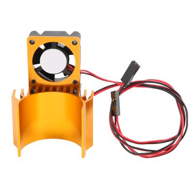 110 RC Auto Motor Doppellüfter mit Kühlkörper für Bürstenlosen/Bürstenmotor Gold