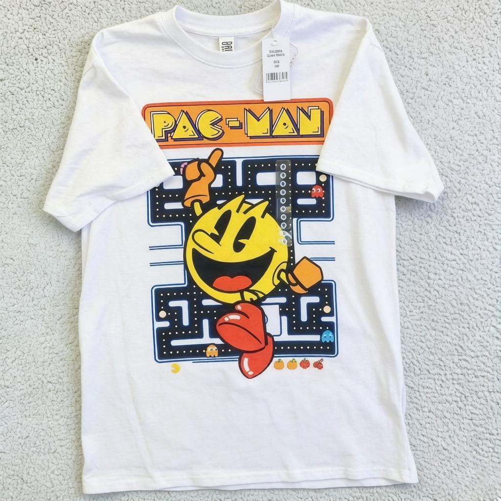 Brisco Brand PacUnisex Game Board Pattern Tshirt PacUnisex Highquality Fashionable Trendy Versatile Suitable for All Seasons