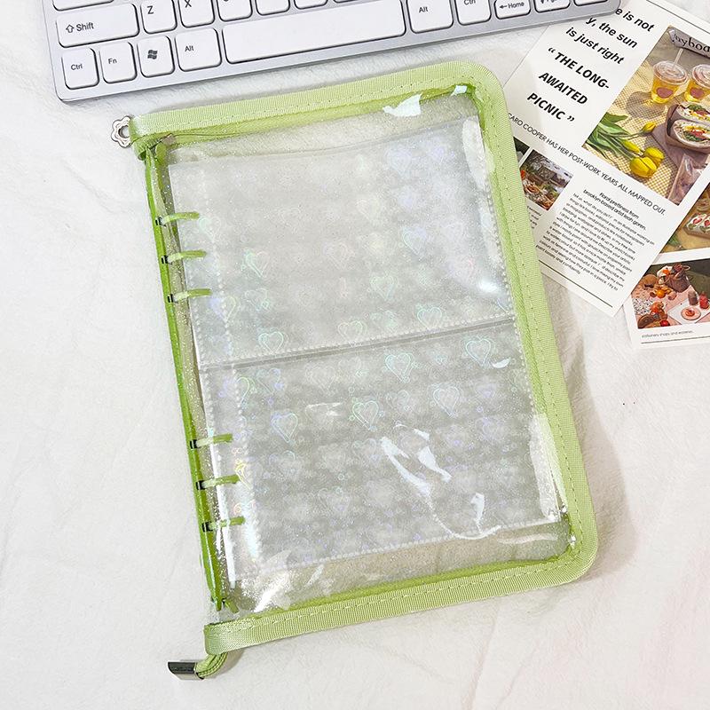 5-inch A5 Loose-leaf 6-Hole Photo Album Pages for Family Memories and Baby Growth. Single-Sided Ticket 30 Pages