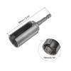 1pc 65/80/100mm Long 10/12/13/14/16/17/19mm Hex Nut Socket Slotted Extension Driver Bit Adapter 1/4" Hex Shank Cr- V