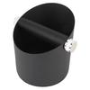 Small Coffee Knock Box Carbon Steel Coffee Grounds Container Waste Bin for Household