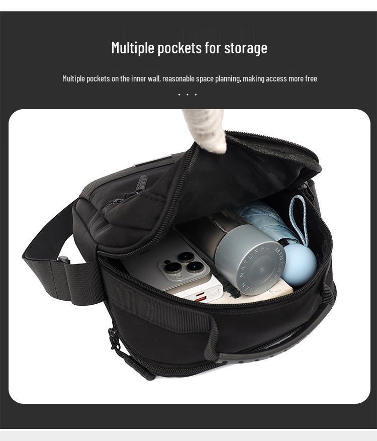 Men's 2025 Summer Urban Simple Oxford Cloth Crossbody Bag