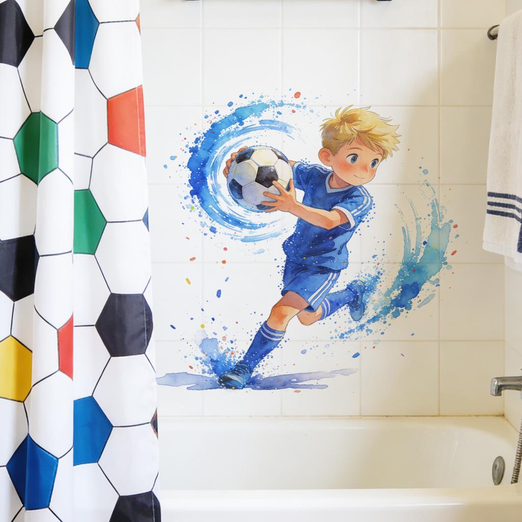 Occer Theme Wall Decal For Bedroom Living Room Sports Home Wall Decoration