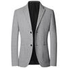 Mens Elegant Leisure Casual Blazers Autumn Fashion Jackets Business Man Blazers Plus Size