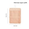 Polyester Hanging Storage Bag With Multifunctional Organizer For Bedroom And Closet Use
