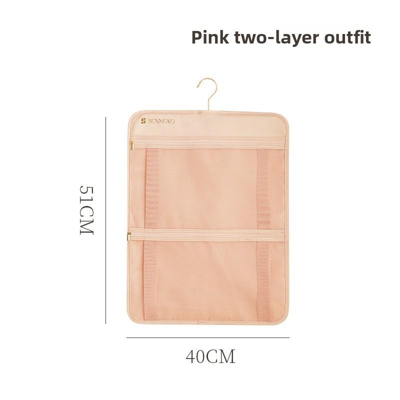 Polyester Hanging Storage Bag With Multifunctional Organizer For Bedroom And Closet Use