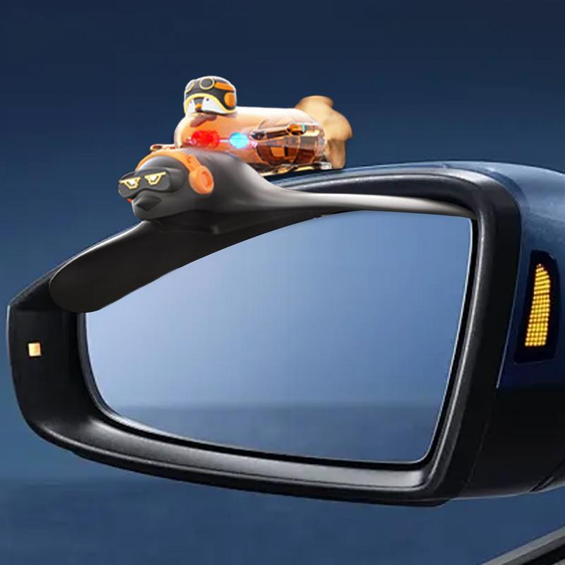 Car Rearview Mirror Accessories Lightweight Rearview Mirror Decor Wind-Powered Waterproof Car Accessories For Auto Automotive