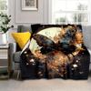 1pc Butterfly Print Blanket,Soft Warm Throw Blanket Nap Blanket For Couch Sofa Office Bed Camping Travel
