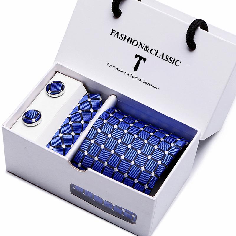 Caja de Regalo de Corbata para Hombre Set de 5 Piezas Corbata de Grupo Vestido de Negocios Corbata de Boda