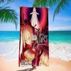 F-Fate S-Stay N-Night Big Microfiber Beach Towels Quick Dry Towel Sand Beach Towels Pool Towel for Travel Swim Pool Yoga