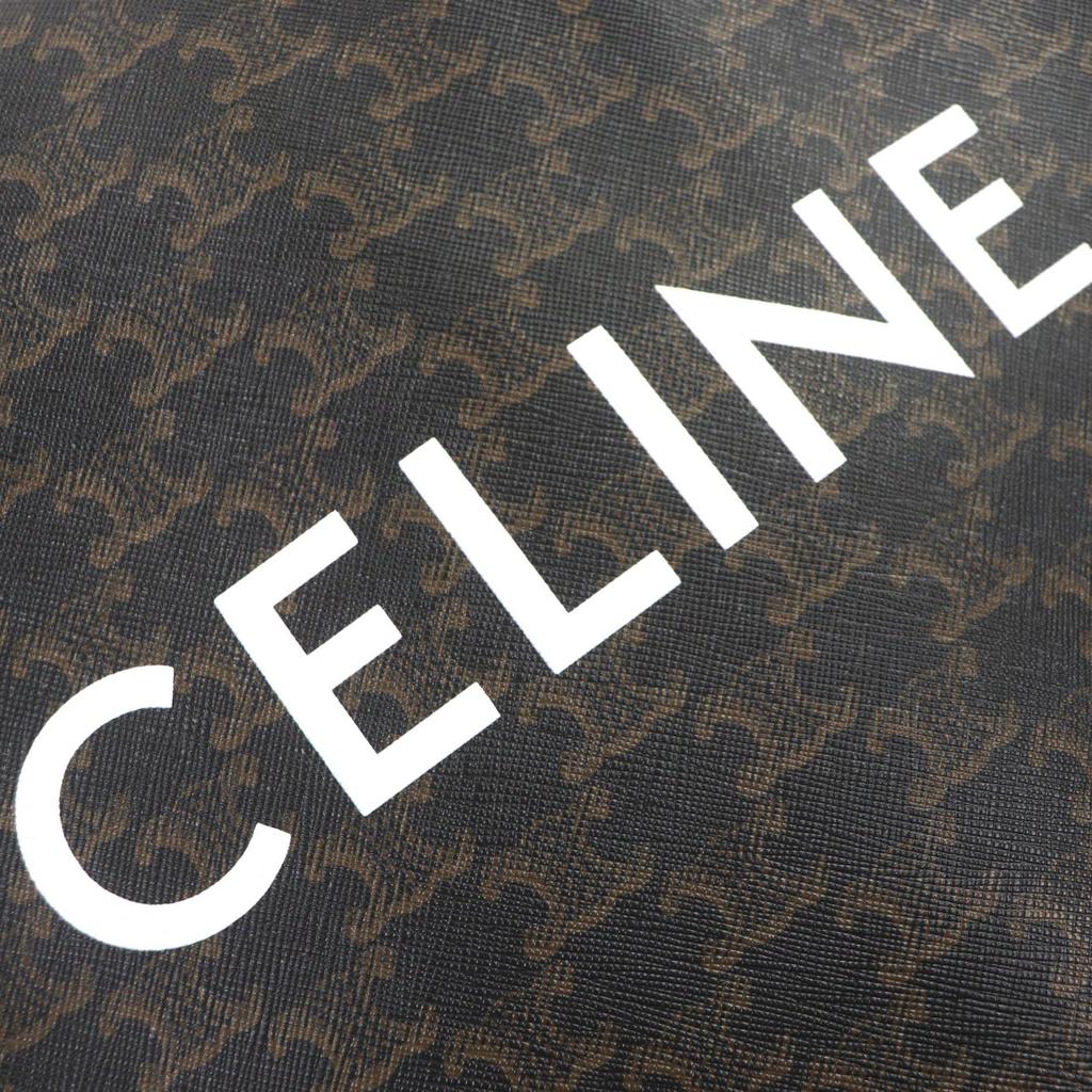 Excellent CELINE Tote Bag Vertical hippopotamus Triomphe 191542BZK 04LU Used