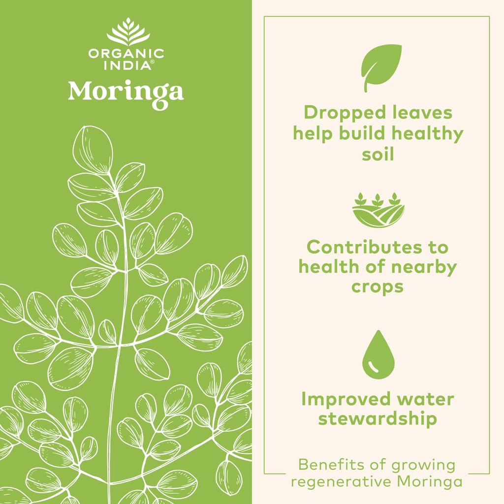 Organic India, Moringa, Veggie Capsules 180 Tablets (350mg per capsule)