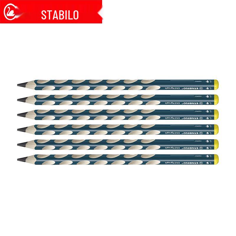 STABILO 321 Triangular Pencil with Left-Handed Grip & Hole Eraser