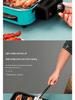 Multifunctional Electric Grill & Roaster with Non-stick Pan and Smokeless Griddle for Skewers and Sausages