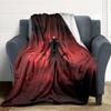 1pc Devil Wings Soft Comfortable Blanket Digital Print, All Season Multipurpose Knit Fabric Bedding, Office, Sofa Home Decor Blanket