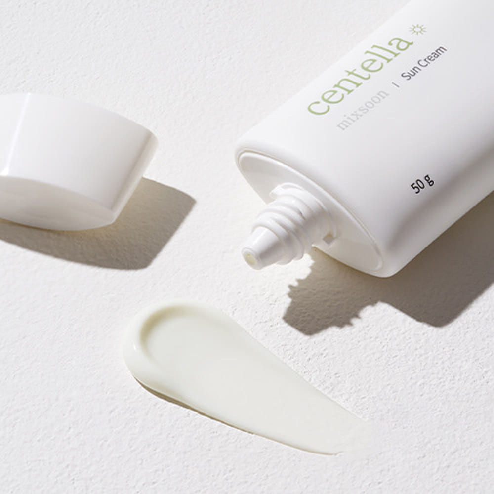 mixsoon Centella Sun Cream SPF50+ PA++++ 50ml X 2pcs Korean Soothing Daily Sunscreen