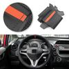 Car Accessories Steering Wheel Cover Microfiber Leather Interior Trim For Honda Fit Jazz City 2009-2013 Ight 2010- 2014