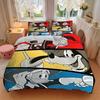 3pcs Mickey, Donald Duck Printed Bedding Set, Breathable And Soft, Machine Washable, Christmas Gift, Suitable for Bedroom Decoration, 085