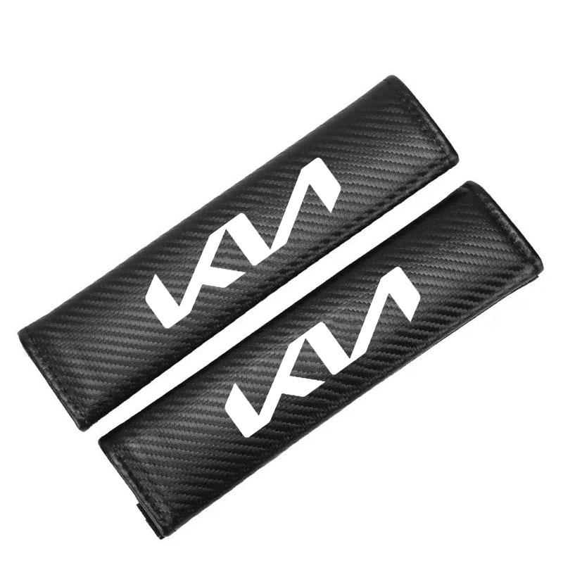 BKPVCT1 Car Seat Belt Cover Shoulder Cushion Protector Safety Belts Shoulder Pads For Kia Rio 3 4 K2 K3 X-Line Accessories Shoulder Pad