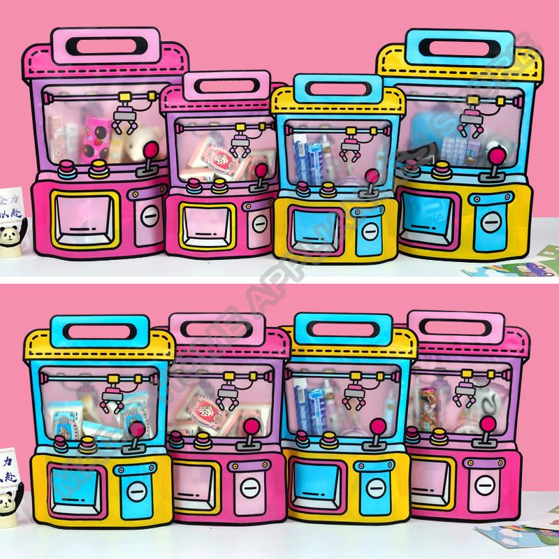 20Pcs Food Grade Cartoon Doll Shape Sweets Cookies Snack Sealing Pockets Wedding Children's Birthday Party Gift Pouch