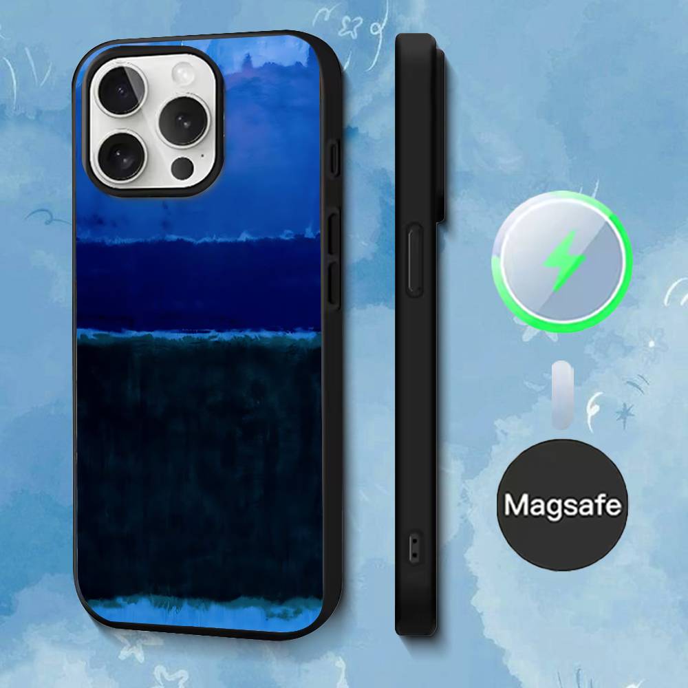 

Mark Rothko Art Phone Case For iPhone 17,16,15,14,13,12,11,Pro,Max,Plus,Mini,SE4,E Magnetic Magsafe Wireless Charging iPhone12PRO