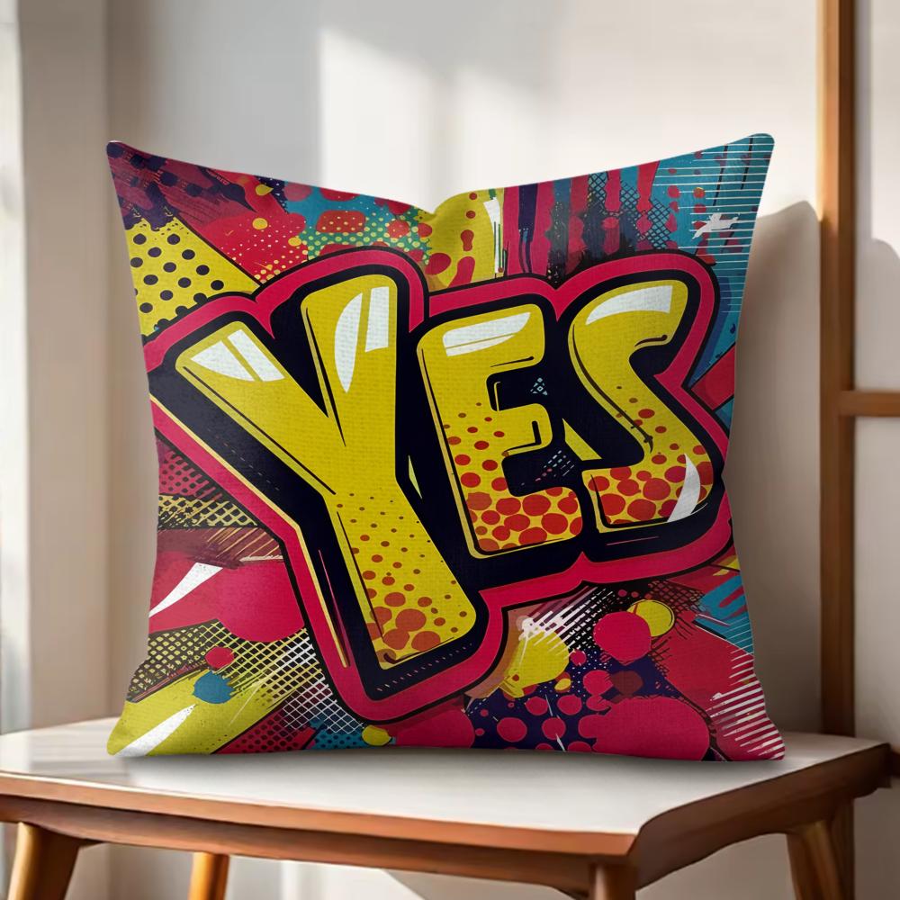 

welcome Cushion Cover Natural Linen Organic Fabric DoubleSided Printing Couch Pillow Covers Home Decor 30x30cm