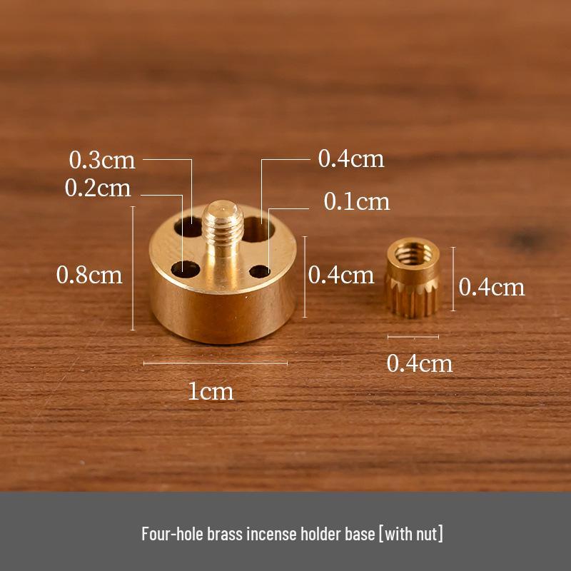 Antique Double-Layer Lotus Incense Holder for Tea Ceremony and Buddha Incense, Multi-Porous Sandalwood Line Burner.