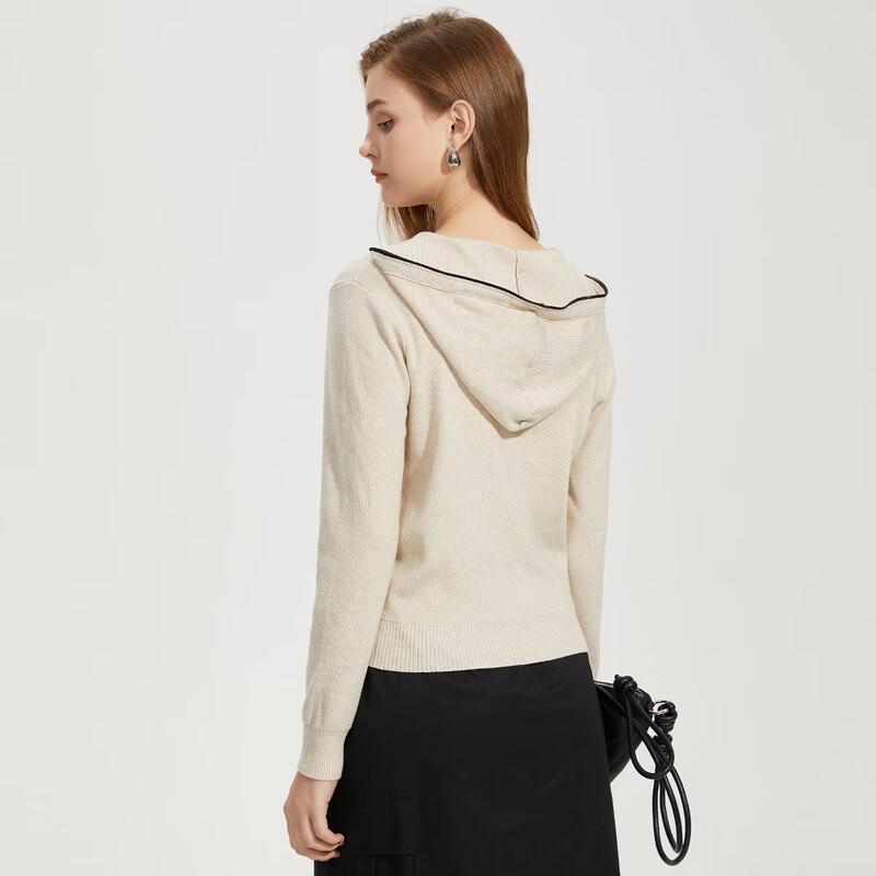 Elegant Versatile Women's Hooded Knit Cardigan