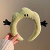 Cute And Funny Cartoon Plush Headband For Washing Up