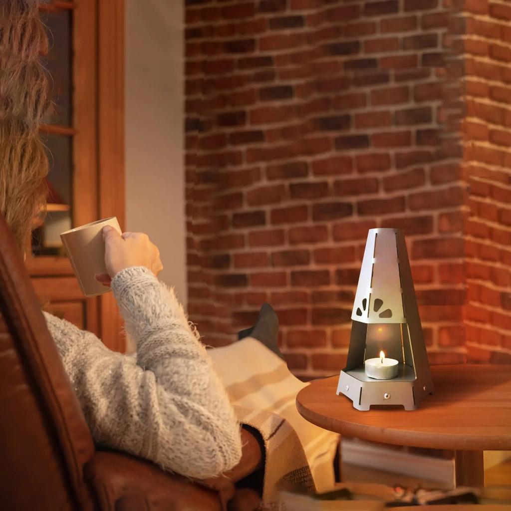 Terrasse Kamin Ofen Kerze Heizung Metall Teelicht Ofen Teelicht Heizungen Kerzenhalter Winter Familie Party Dekor