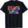 Peace Love Tie Dye 60s 70s Theme Retro Groovy Men Women T-Shirt