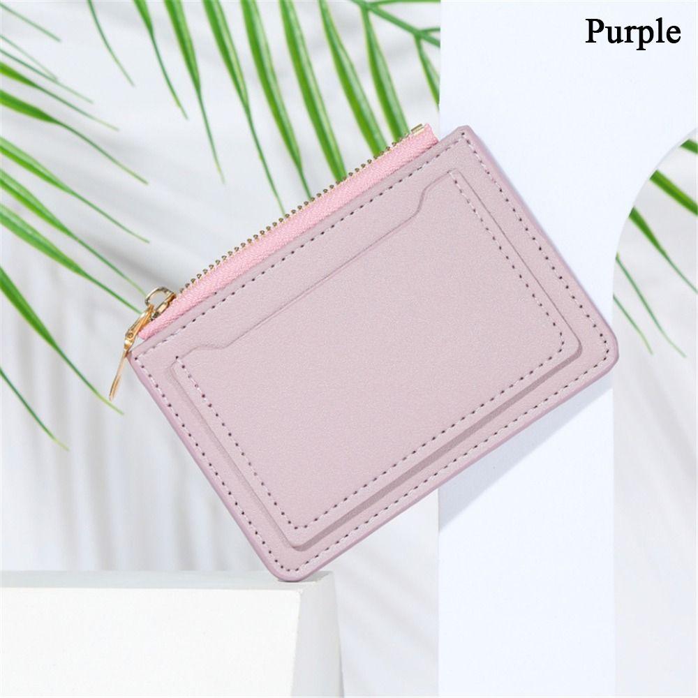 Fashion PU Leather Pouch Mini Coin Purse Money Bag Short Wallets Card Holder