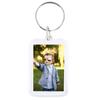 100/200Pcs Transparent Photo Frame Keychain Tassels Snap-In Custom Insert Photo Acrylic Blank Keyring ClearBlank Picture Pendant