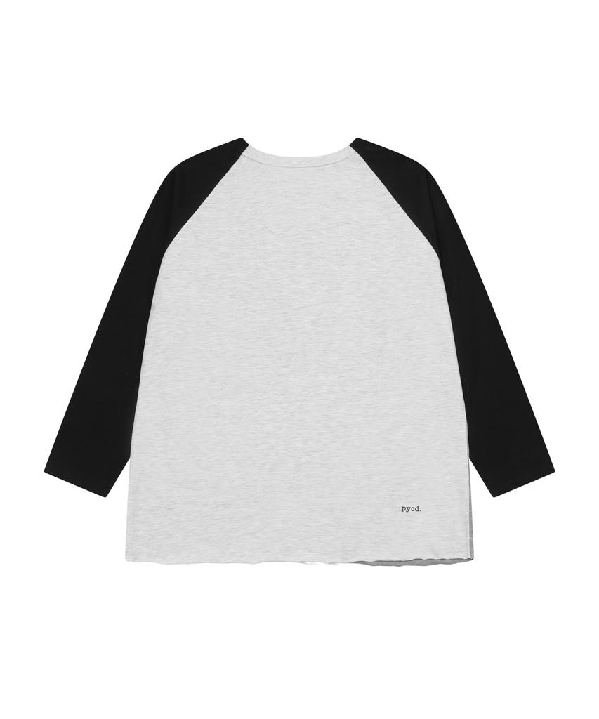 Chindaun Double Sided Raglan Tee (Black)