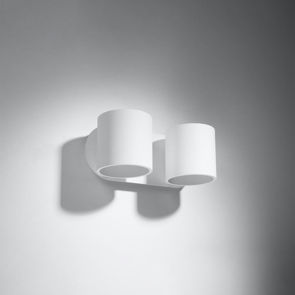 Orbis 2 white wall lamp