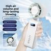 Mini ventilador portátil de mano recargable USB con función de enfriamiento plegable para exteriores