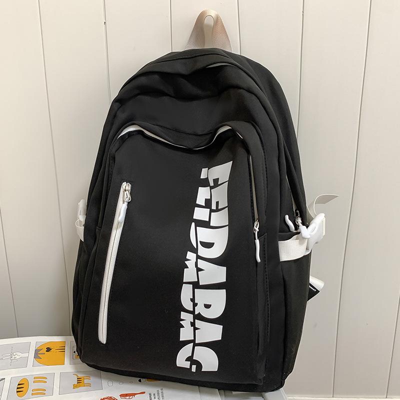 School Bag Elementary School Girl Junior High School Student High School Student College Student Backpack Boy Letter Backpack