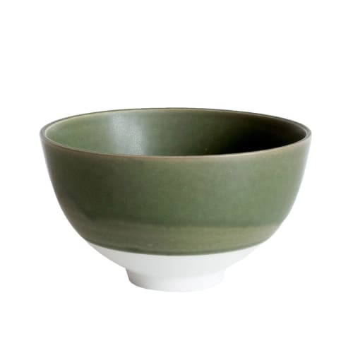 

Tramparan Small Rice Bowl (Leaf Green), Mino Ware, for Children, Dishwasher and Microwave Safe