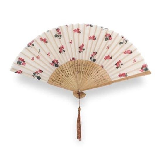 Ametomari fan ladies silk fabric Yumeji Takehisa uchiwa bamboo Moso art defective item sense summer kimono cute stylish heatstroke prevention yukata