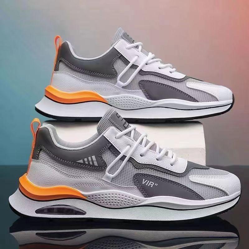 Men's Shoes Spring and Summer New Breathable Sports and Leisure Student Height-increasing Trendy Shoes Men's Lightweight Summer Running