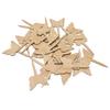 30 STÜCKE Pflanzenetikett Holz Pflanzenetikett Umweltfreundlich Garten Blume Topfpflanze Schild für Gewächshaus
