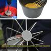 Sturdy Stainless Steel Groundbait Mixer Fishing Bait Groundbait Mixing Tool Carp Whisk Mixing Tackle Accessory