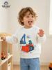 26 Years Autumn/Winter Kids' Animal Car Print Sweatshirt - European/American Fashion, Round Neck