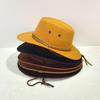 Unisex Western Cowboy Sun Hat - Summer Outdoor Fedora for Men & Women