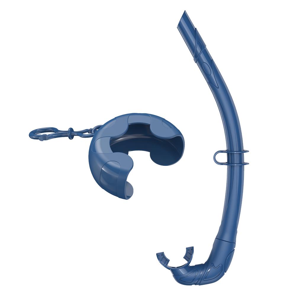 Soft Silicone Diving Snorkel Portable Foldable Easy-Breath Wet Scuba With Storage Case for Freediving Spearfishing Swimming