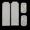 2PCS/SET DIY Swan Neck Feather Silicone Molds Baking Letters Cake Decoration Tools Fondant Pudding Mould Chocolate Mold