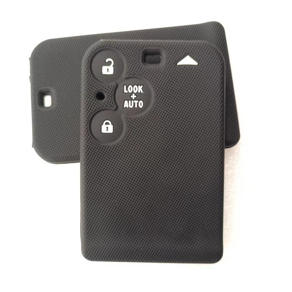 Silicone Key Cover For Renault Smart Keycard Holder Remote Shell Case Laguna Espace Kadjar Megane R.S Fluence