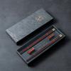 Boîte Cadeau de Baguettes en Bois de Santal Rouge Naturel de Haute Qualité Emballage Vaisselle et Couverts de Maison Ensemble de Baguettes Chinoises