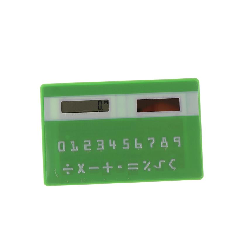 Solar 8 Digit Calculator Student Mini Calculator Portable Slim Calculator Stationery Math Toys School Electronics Calculator